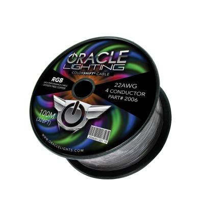 Oracle Lighting - Oracle 2006-504 22AWG 4 Conductor RGB Installation Wire 100M Spool 328'