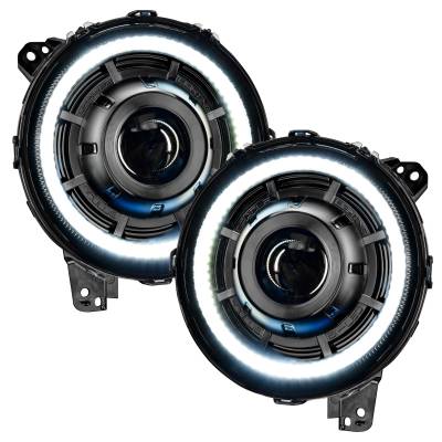 Oracle Lighting - Oracle 5839-504 Oculus Bi-LED Projector Headlights for Jeep Gladiator/Wrangler