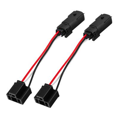Oracle Lighting - Oracle 5844-504 Plug+Play H4 Headlight Wiring Adapter Pair for Jeep Wrangler JL