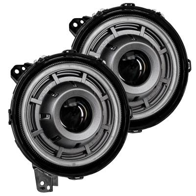 Oracle Lighting - Oracle 5839-504-PAU Oculus Bi-LED Projector Headlights for 18+ Jeep JL/JT