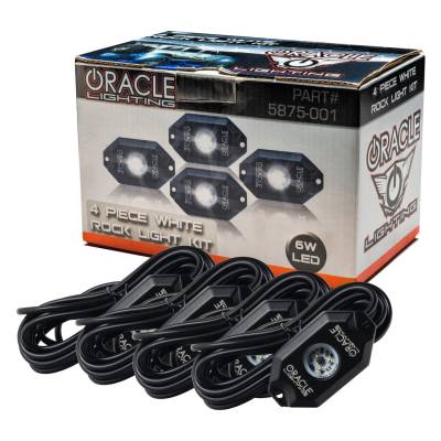 Oracle Lighting - Oracle 5875-001 Underbody Wheel Well Rock Light Kit White 4PCS