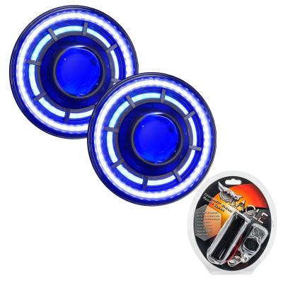 Oracle Lighting - Oracle 5876-330 Oculus 7" ColorSHIFT Bi-LED Projector Headlights for Jeep JK