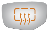 Burco - Burco 4263H 08-12 Honda Accord Heated Left Door Mirror GLASS ONLY