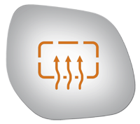 Burco - Burco 5289H Heated Mitsubishi Heated Right Door Mirror GLASS ONLY