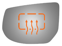 Burco - Burco 4476H 13-19 Cadillac XTS Heated Left Door Mirror GLASS ONLY