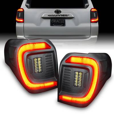 Oracle Lighting - Oracle 5920-504-T Black Flush LED Taillights for 14-24 Toyota 4Runner