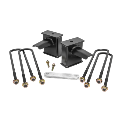 ReadyLift - ReadyLift 66-2761 6" Rear Steel Block w/U-Bolt Kit for 17-18 Ford Super Duty