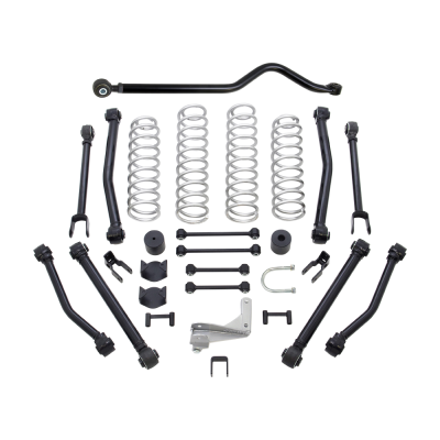 ReadyLift - ReadyLift 69-6408 4" Terrain Flex 8-Arm Lift Kit for 07-18 Jeep JK Wrangler 4WD
