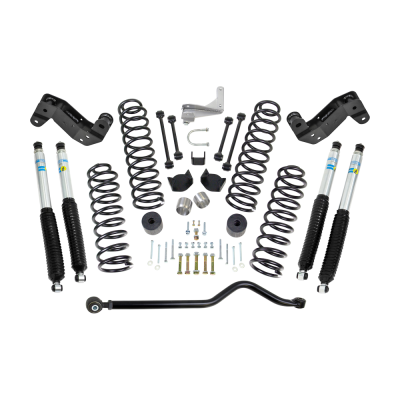 ReadyLift - ReadyLift 69-6404 4" Coil Spring Kit w/Adj Track Bar for 07-18 Jeep Wrangler JK