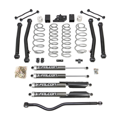 ReadyLift - ReadyLift 69-6837 Terrain Flex 4-Arm Kit w/Falcon Shocks 18-25 Jeep JL Wrangler