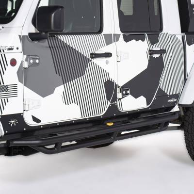 Smittybilt - Smittybilt 79634 SRC Side Armor w/Steps for 20-26 Jeep Gladiator Pickup