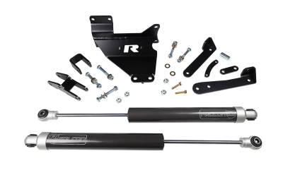 ReadyLift - ReadyLift 77-13210 Dual Steering Stabilizer W/Falcon for 13-24 Ram 2500/3500