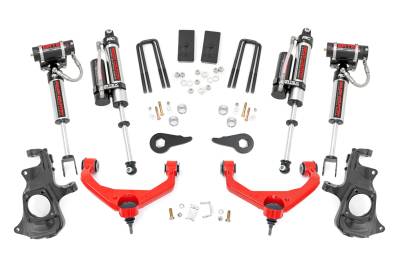 Rough Country Suspension Systems - Rough Country 95750RED 3.5" Vertex Knuckle Lift Kit 11-19 Silverado/Sierra HD