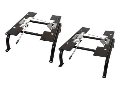 PRP - PRP C27 Front Seat Brackets Slider Mount 6" Raise 7" Travel Flat Surface