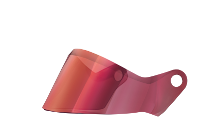 Stilo - Stilo YA0920 Helmet Shield SHORT ST6 MIRROR RED VISOR DARK