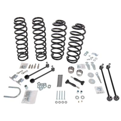 TeraFlex - TeraFlex 1234100 3" Lift Kit Spring Box for 07-18 Jeep Wrangler 4DR
