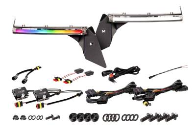 Morimoto - Morimoto LF481 Highline Fender Flare Chop Kit DRL for Jeep Wrangler JL/Gladiator