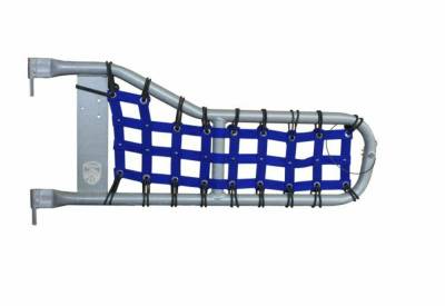 Steinjager - Steinjager Cargo Net Tube Door Covers Front-Blue for Wrangler TJ J0043692