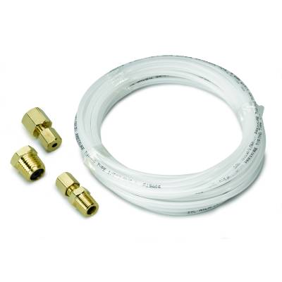 AutoMeter - AutoMeter 3226 Nylon Tubing 1/8" 12' w/Compression Fittings 1/8" NPTF Brass