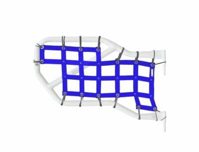 Steinjager - Steinjager Cargo Net Tube Door Covers Rear-Blue for Wrangler JK J0043664