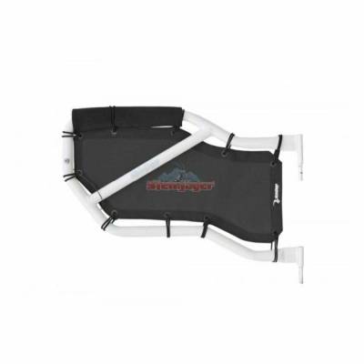 Steinjager - Steinjager Mesh Tube Door Covers Rear Black for Wrangler JL J0048371