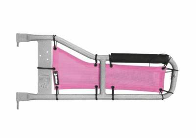 Steinjager - Steinjager Mesh Tube Door Covers Front-Mauve for Wrangler YJ J0043879