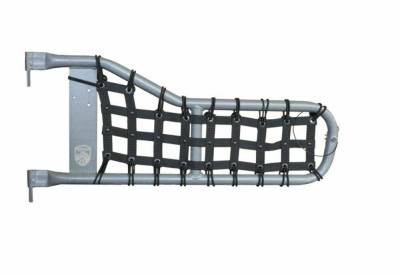Steinjager - Steinjager Cargo Net Tube Door Covers Front Black for Wrangler TJ J0043570