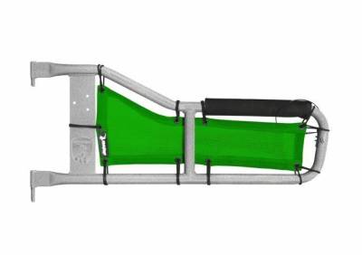 Steinjager - Steinjager Mesh Tube Door Covers Front-Green for Jeep CJ7 J0045597
