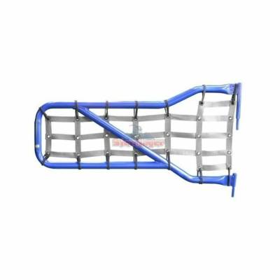 Steinjager - Steinjager Cargo Net Tube Door Covers Front-Gray for Wrangler JL J0048416