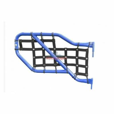 Steinjager - Steinjager Cargo Net Tube Door Covers Rear Black for Wrangler JL J0048420