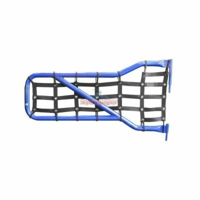 Steinjager - Steinjager Cargo Net Tube Door Covers Front Black for Wrangler JL J0048414