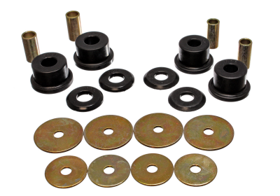 Energy Suspension - Energy Suspension 5.4105G Sub-Frame Bushing Set Polyurethane Black