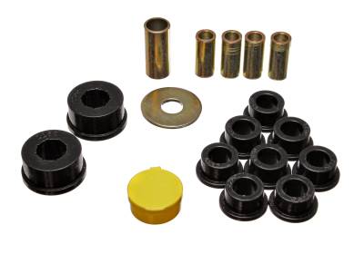 Energy Suspension - Energy Suspension 11.7102G Watts Link Bushing Set Rear Polyurethane Black