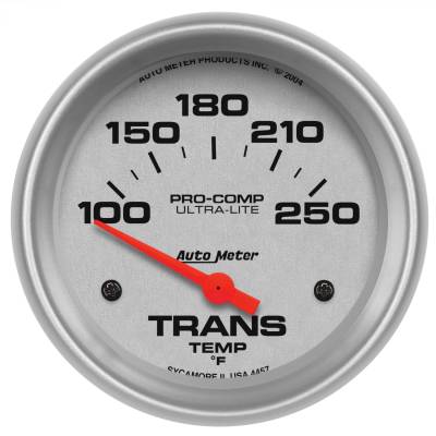 AutoMeter - AutoMeter 4457 Ultra-Lite Air Core Transmission Temp Gauge 100-250 °F 2-5/8"