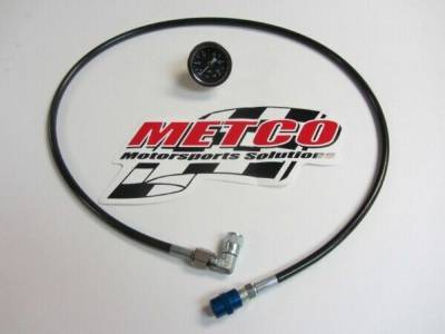 Metco Motorsports - Metco MFP0003 Universal Cowl Mount Fuel Pressure Gauge