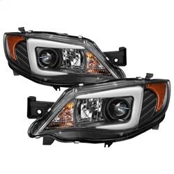Spyder Auto - Spyder Auto 5083944 Light Bar Headlights Black/Clear for 08-14 Subaru WRX