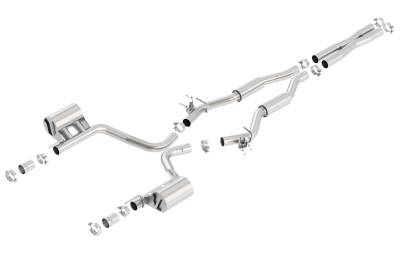 Borla - Borla 140677 S-Type Cat-Back Exhaust System for 15-16 Dodge Challenger