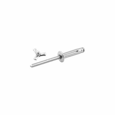 Allstar Performance - Allstar Perf. ALL18184 3/16" Small Head Tri-Fold Rivet Aluminum Mandrel Silver