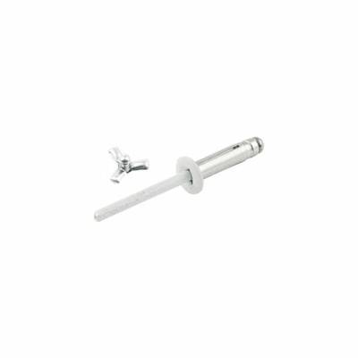 Allstar Performance - Allstar Performance ALL18080 3/16" Tri-Fold Rivet Aluminum Mandrel White