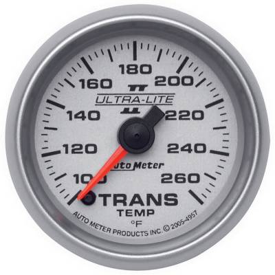 AutoMeter - AutoMeter 4957 Ultra-Lite II Transmission Temp 100-260°F 2-1/16" Stepper Motor