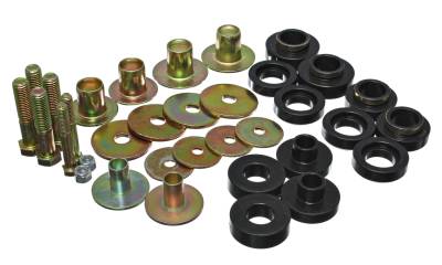 Energy Suspension - Energy Suspension 3.4157G Polyurethane Subframe Bushing Kit for GM