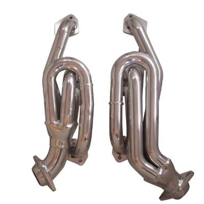 Gibson Performance Exhaust - Gibson Performance GP301S-C 1.5" Shorty Exhaust Headers-Ceramic