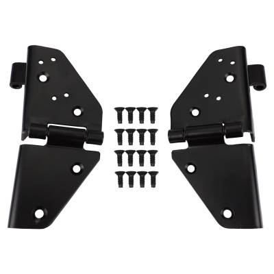 Crown Automotive Jeep Replacement - Crown Automotive 546242425K Windshield Frame Hinge Kit for Jeep CJ-6