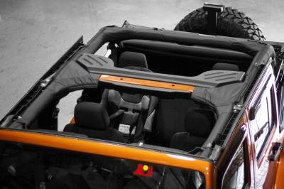 Rugged Ridge - Rugged Ridge Replacement Rollbar Cover Kit Black for Wrangler JK 4dr 13613.05