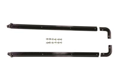 Rampage - Rampage 69997 All Season TrailTop Tub Rail Black Kit for 87-95 Jeep Wrangler YJ