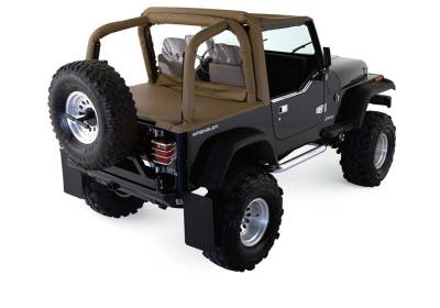 Rampage - Rampage 769015 Roll Bar Padding Black Denim Full Kit for 97-02 Jeep Wrangler TJ
