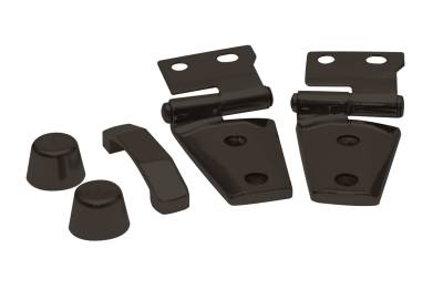 Rampage - Rampage 87666 Complete Hood Kit Black for 07-18 Jeep Wrangler JK