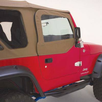 Rampage - Rampage 89617 Door Skin for Soft Upper Doors for 87-95 Jeep Wrangler YJ