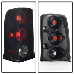 Spyder Auto - Spyder Auto 5084378 Euro Taillights Black/Smoke for 02-06 Cadilillac Escalade