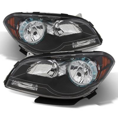 xTune Auto - xTune Auto 9026010 Crystal Headlights Black/Clear
